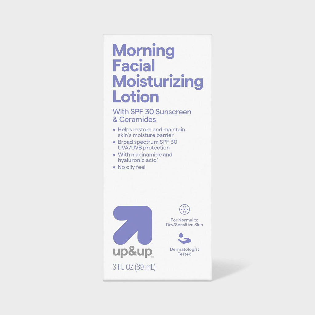 Morning Facial Moisturizing Lotion with Sunscreen SPF 30 - 3 fl oz - up&up™