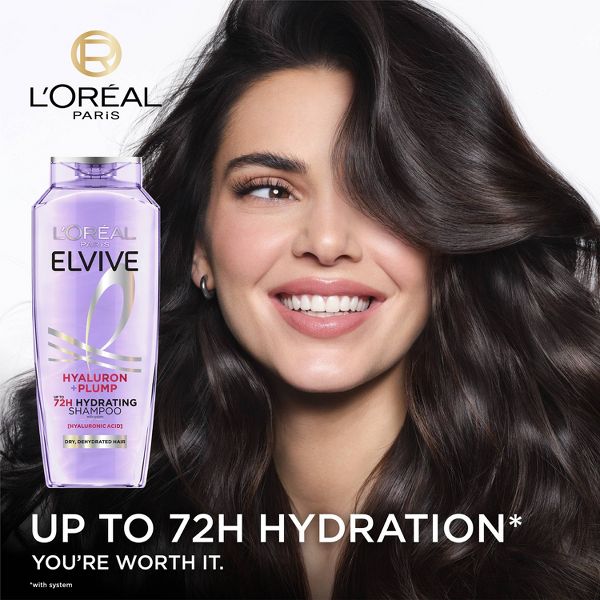 L'Oreal Paris Elvive Hyaluron Hydrating Shampoo Paraben-Free - 13.5 fl oz
