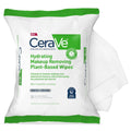 CeraVe Hydrating Makeup Remover Wipes, Plant Based Facial Cleansing Wipes for Sensitive Skin, Fragrance-Free - 25ct