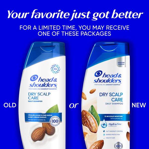 Head and Shoulders Anti-Dandruff Treatment, Dry Scalp Care for Daily Use, Paraben-Free Shampoo - 20.7 fl oz