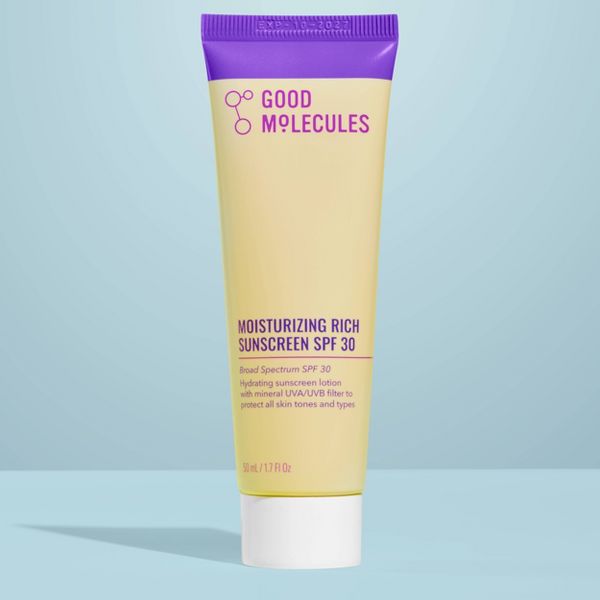 Good Molecules Moisturizing Rich Sunscreen Face Moisturizer - SPF 30 - 50ml