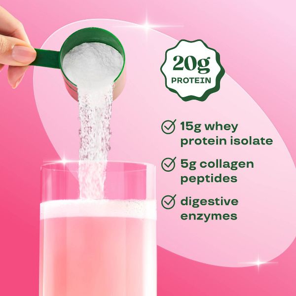 BLOOM NUTRITION Clear Protein Powder - Strawberry Watermelon - 8.71oz