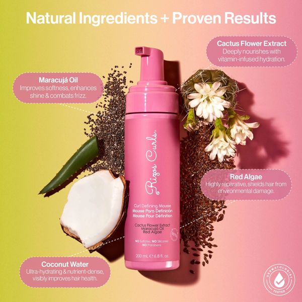 Rizos Curls Curl Defining Hair Mousse - 6.8 fl oz