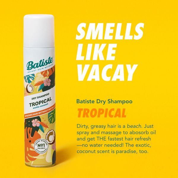 Batiste Tropical Exotic Coconut Dry Shampoo - 5.71oz