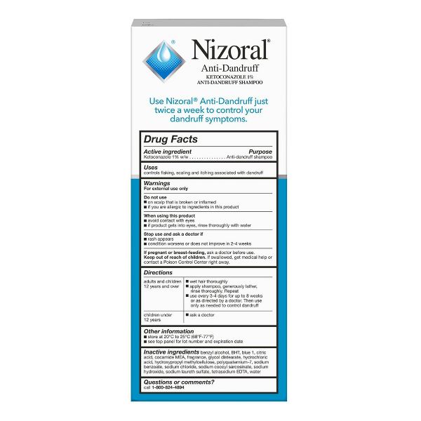 Nizoral 1% Ketoconazole Clean Anti Dandruff Shampoo - Fresh Scent - 7 fl oz