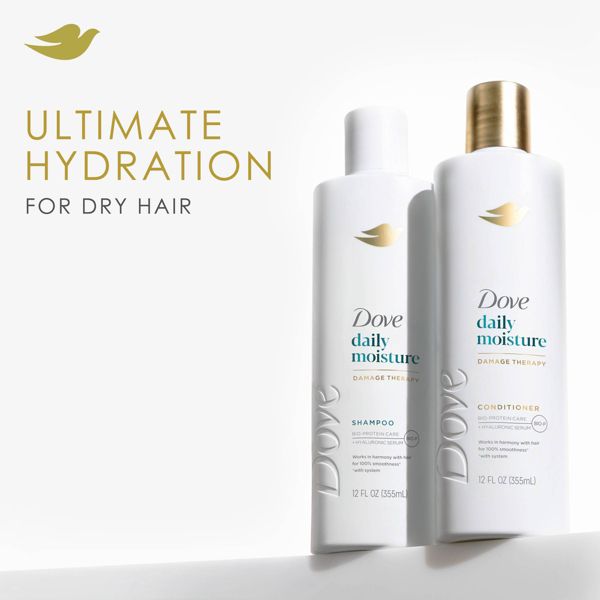 Dove Beauty Daily Moisture Shampoo & Conditioner Set - 12 fl oz/ 2ct