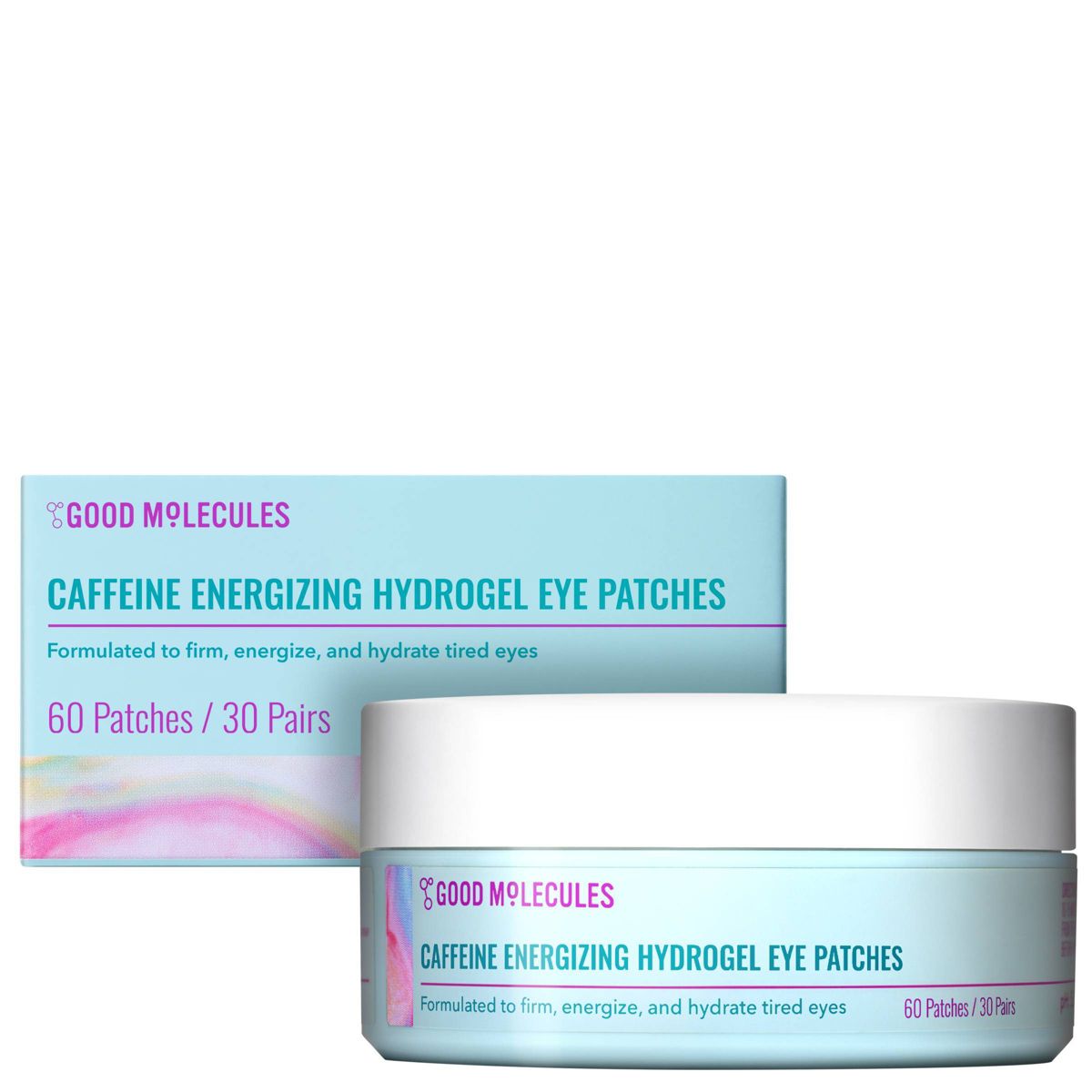 Good Molecules Caffeine Energizing Hydrogel Eye Patches - 60ct