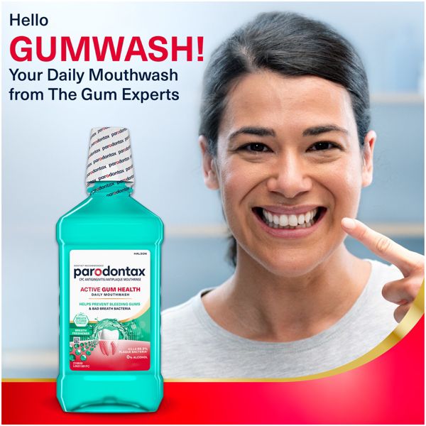 Parodontax Active Gum Health Breath Freshener Mouthwash - 33.8oz