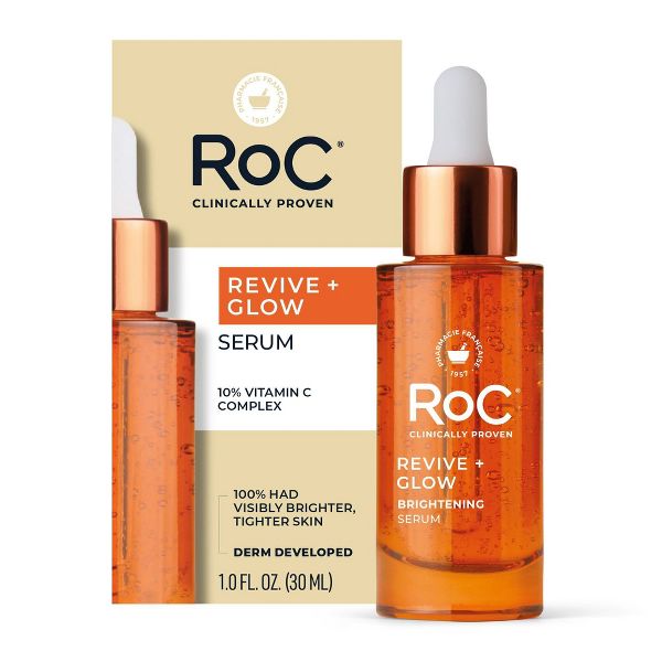 RoC Brightening Anti-Aging Serum with Vitamin C for Dark Spots - 1.0 fl oz