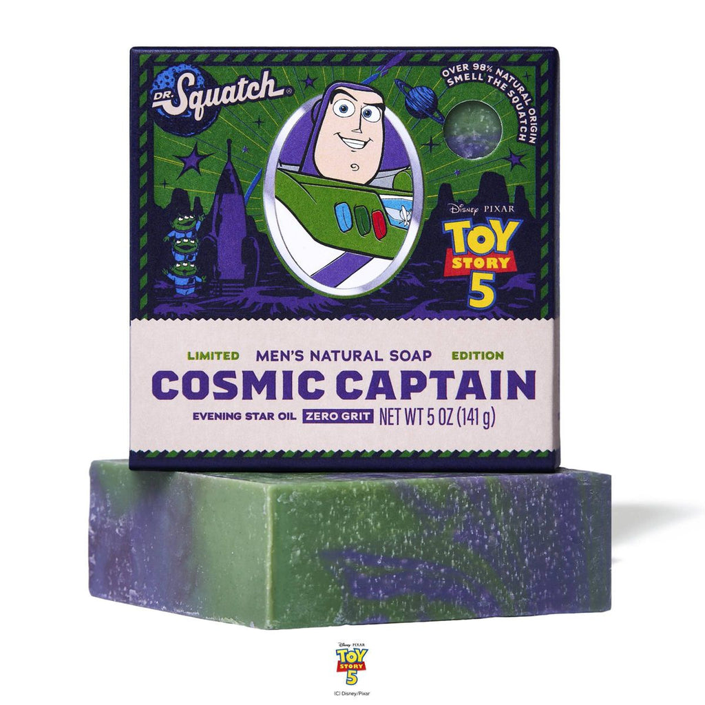 DR. SQUATCH Men's All Natural Bar Soap - Cosmic Commander- 5oz