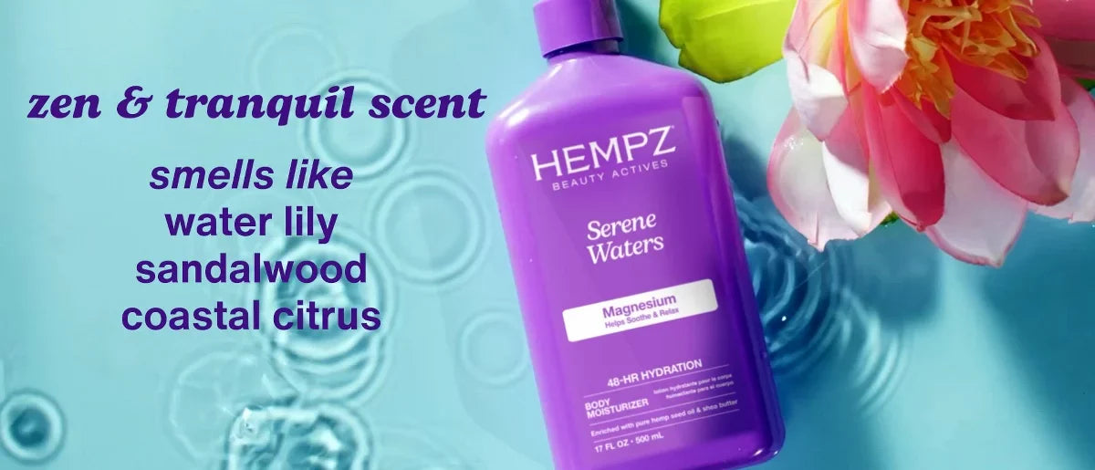 Hempz Serene Waters Body Moisturizer with Magnesium - 17 fl oz