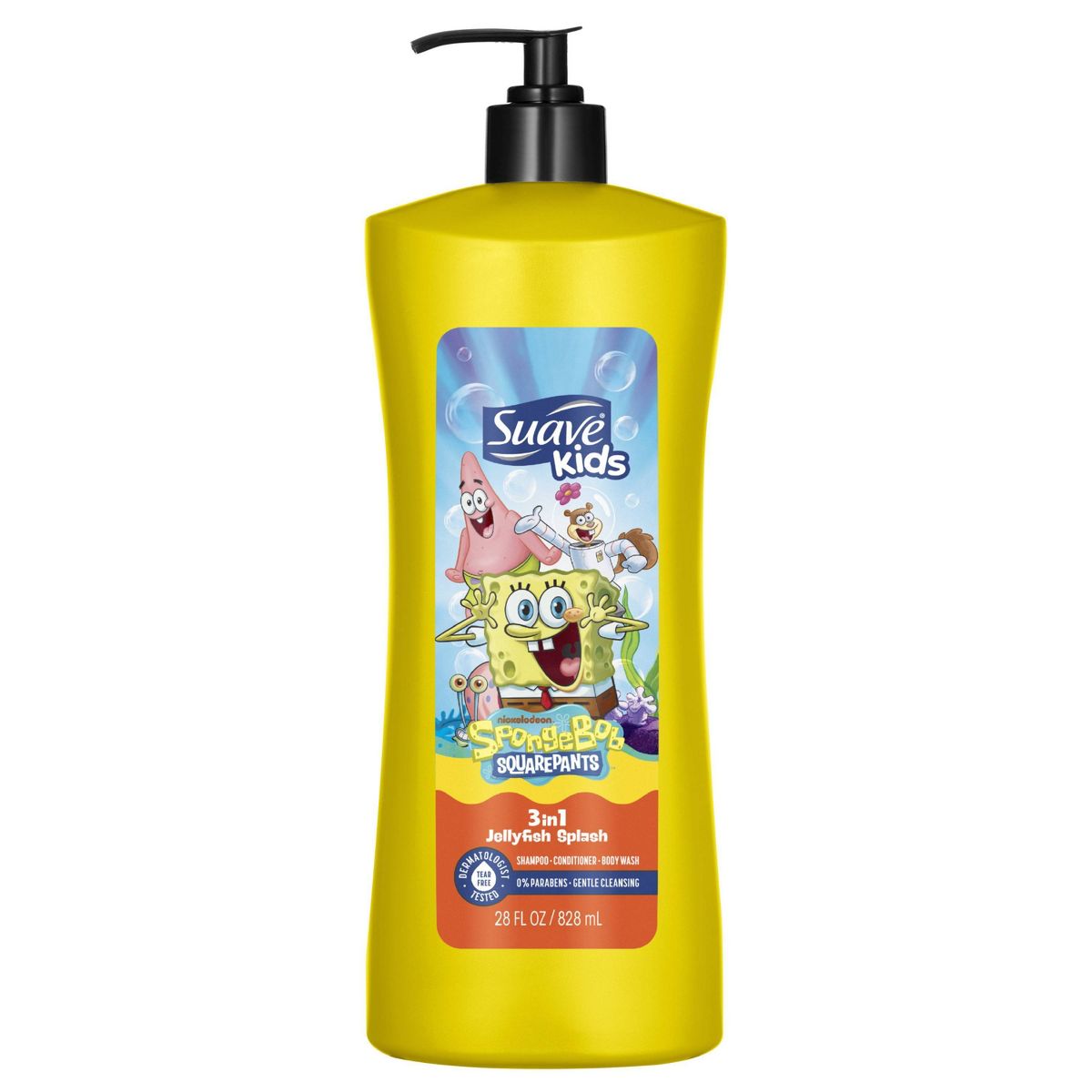 Suave Kids SpongeBob SquarePants Jellyfish Splash 2-in-1 Shampoo + Body Wash - 28 fl oz
