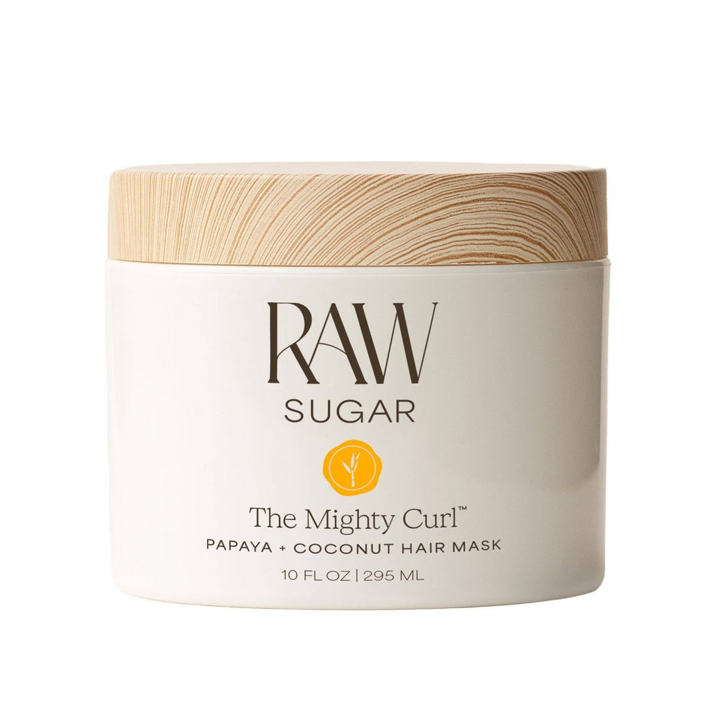 Raw Sugar The Mighty Curl Hair Mask - Papaya + Coconut - 10 oz