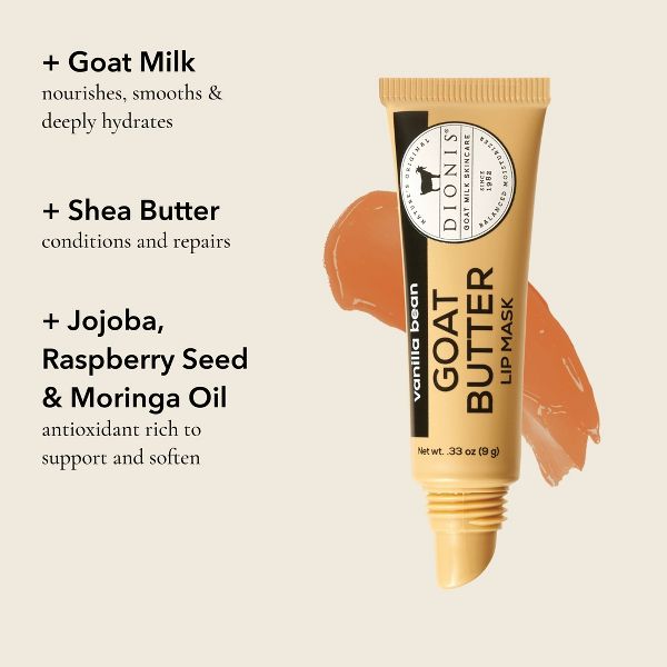 DIONIS GOAT MILK SKINCARE Birthday Cake Goat Butter Lip Mask - 0.33oz
