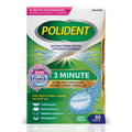 Polident 3 Minute Cleanser Tablets for Dentures, Retainers, Mouthguards - 90ct