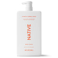 Native Body Wash for Men & Women - Citrus & Herbal Musk - Sulfate Free with Pump - 36 fl oz
