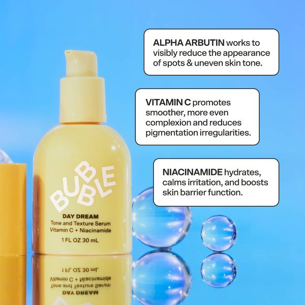 Bubble Skincare Day Dream Vitamin C + Niacinamide Tone & Texture Serum - 1 fl oz