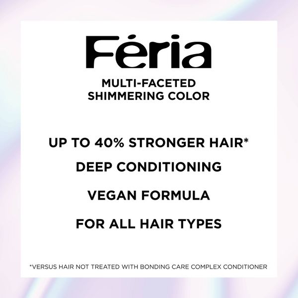 L'Oreal Paris Feria High Intensity Shimmering Color Power Red - R48 Intense Deep Auburn - 1 Kit