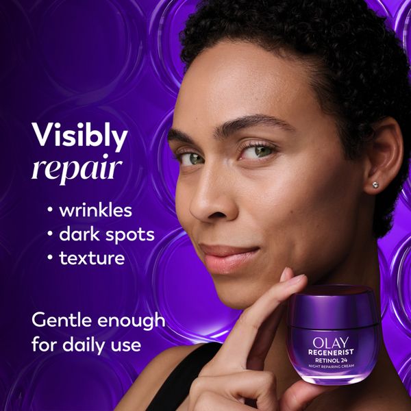 Olay Regenerist Retinol 24 Night Face Cream Moisturizer - Fragrance Free - 1.7oz