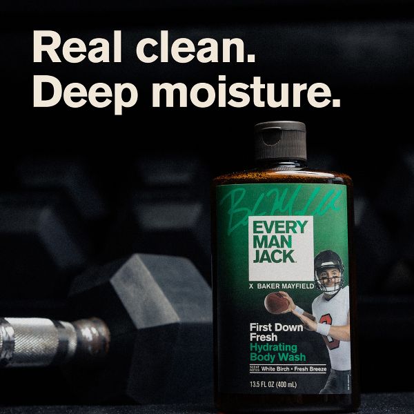 Every Man Jack Limited Edition Baker Mayfield Collection - Hydrating Body Wash - First Down Fresh - 13.5oz