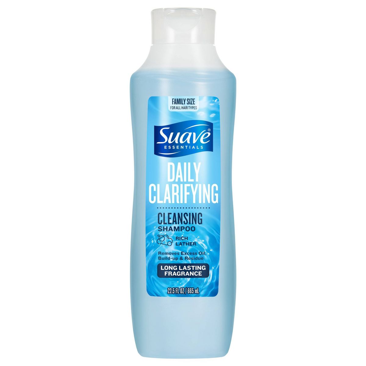 Suave Daily Clarifying Fresh Cleansing Shampoo - 22.5 fl oz