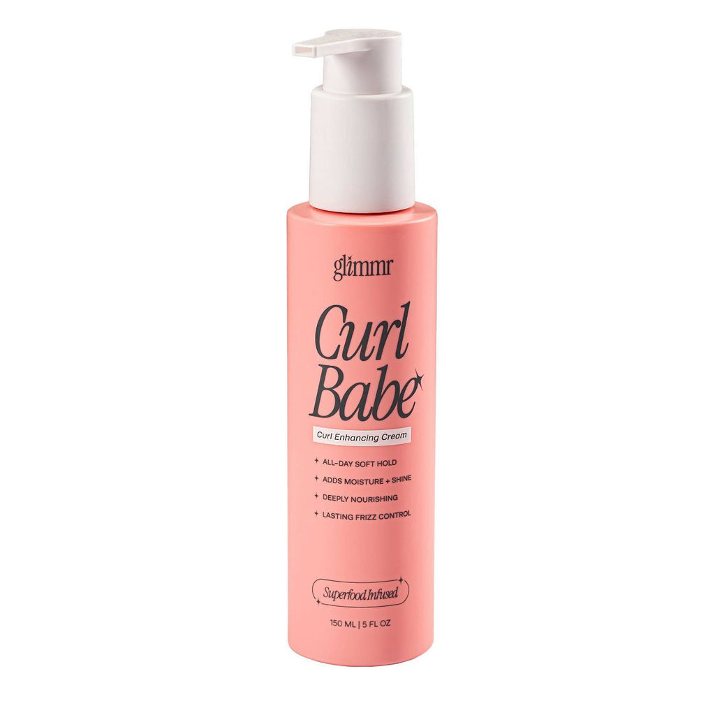 Glimmr Curl Babe Superfood Ceramide Curl Cream - 5 fl oz: Curl-Defining, Anti-Frizz, Lightweight