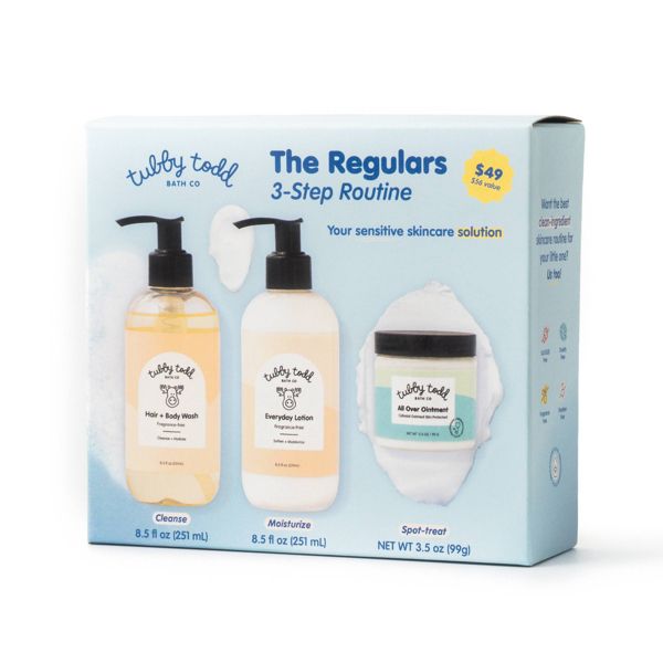 Tubby Todd The Regulars 3-step Fragrance Free - 8.5 oz