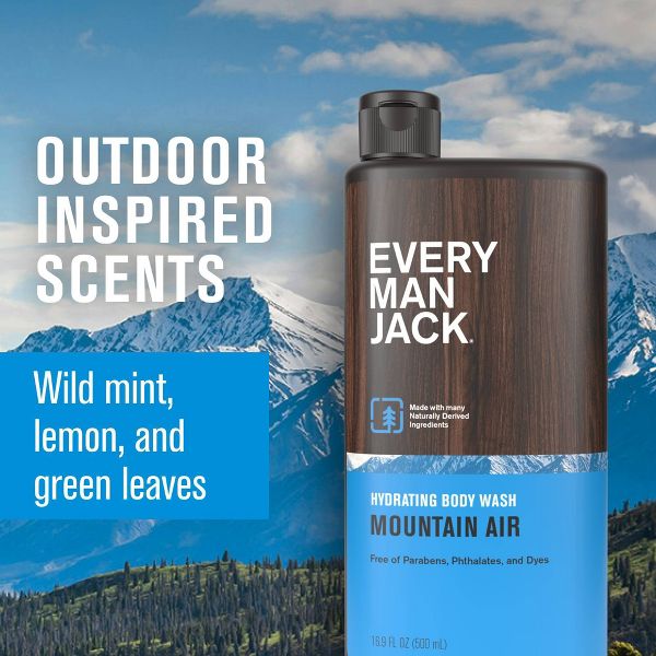 Every Man Jack 2 Pack/16.9 fl oz Mountain Air Body Wash