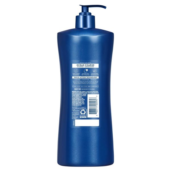 Suave Men 2-in-1 Shampoo + Conditioner Ocean Charge - 28 fl oz