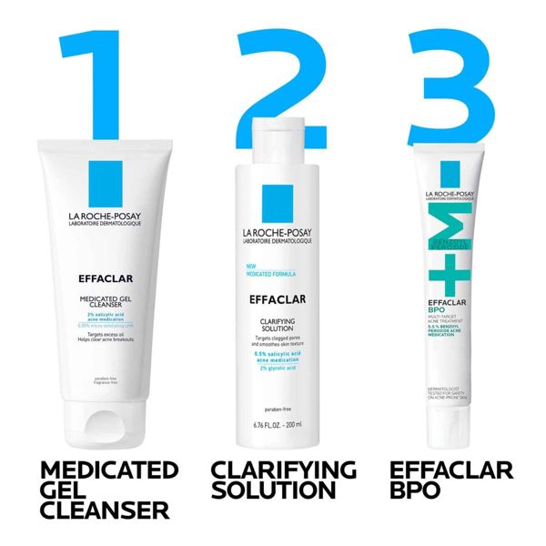 La Roche Posay Effaclar BPO Acne Treatment - Travel Size - 1.35 fl oz