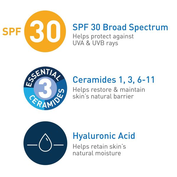 CeraVe Ultra-Light Face Lotion Moisturizer with Sunscreen - SPF 30 – 1.7oz