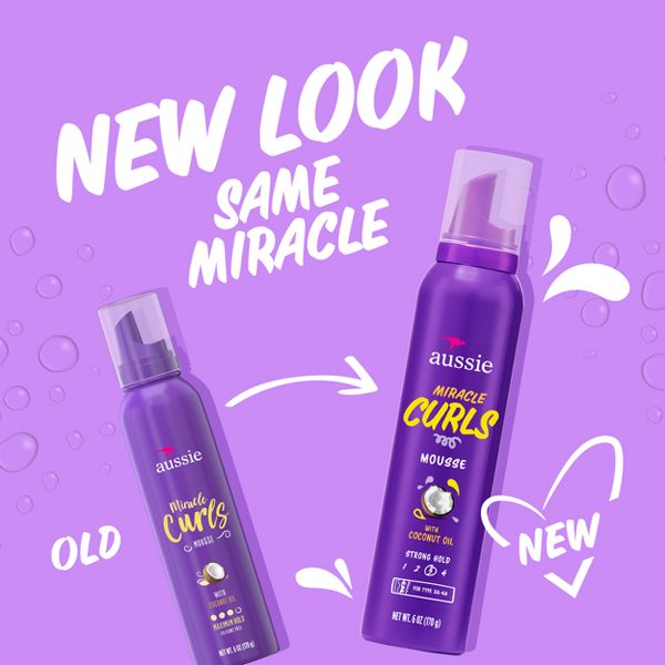 Aussie Miracle Curls Hair Mousse - 6oz