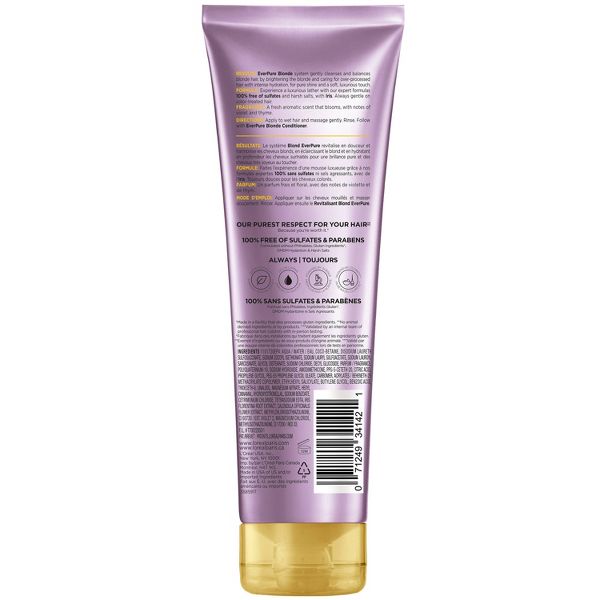L'Oreal Paris EverPure Sulfate Free Blonde Shampoo - 8.5 fl oz