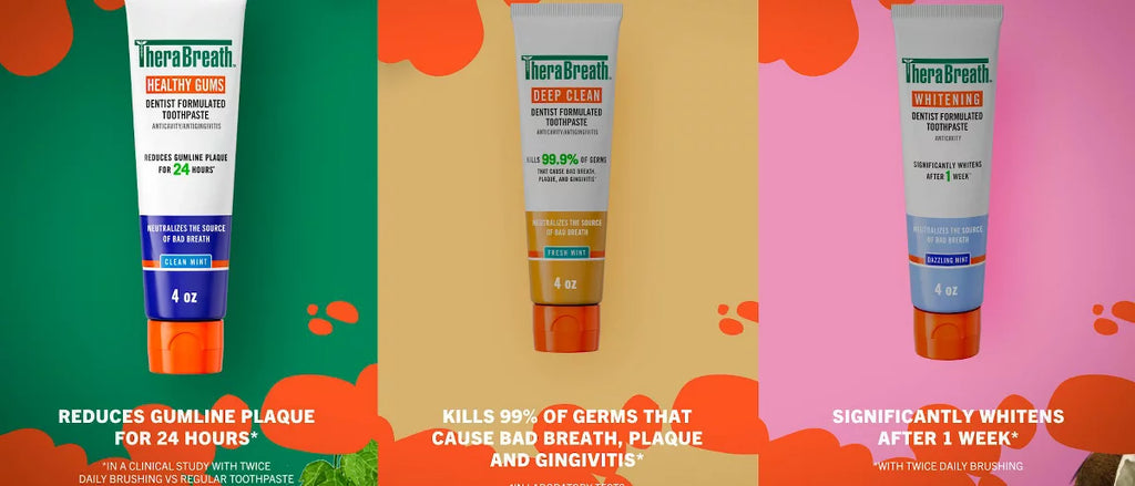 TheraBreath Whitening Toothpaste - 4oz