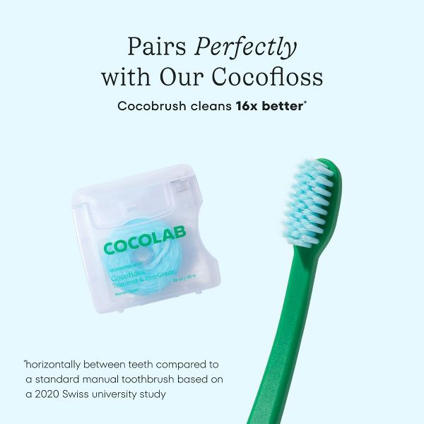 Cocolab Cocobrush Extra-Soft Toothbrush - Cherry Blossom