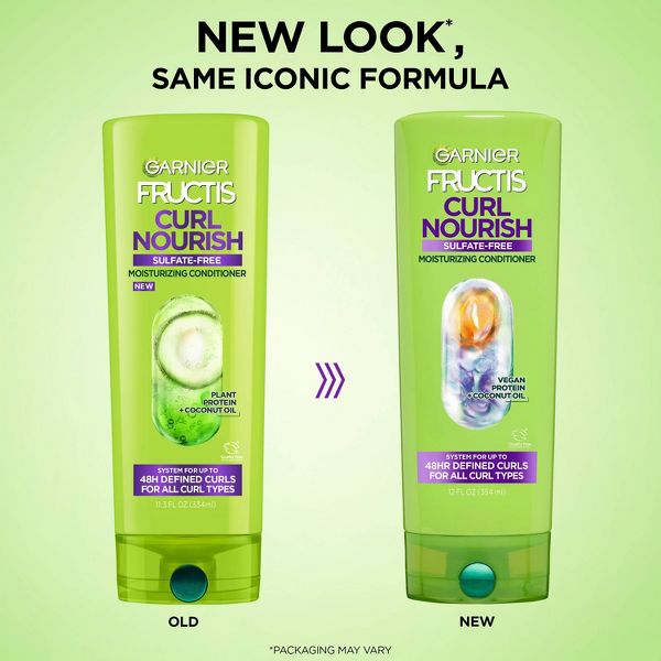 Garnier Fructis Curl Nourish Conditioner - 12 fl oz