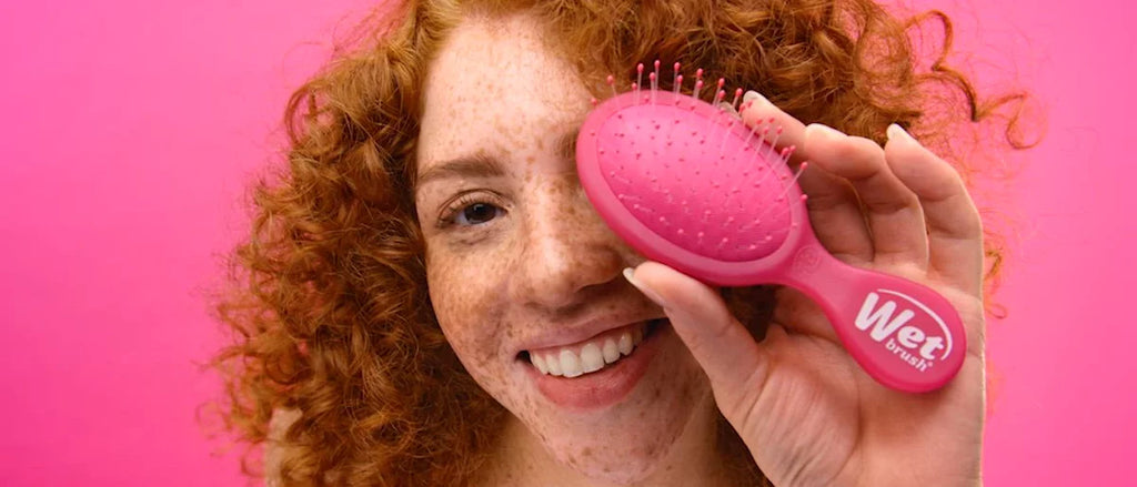 Wet Brush Mini Detangler Hair Brush - Matte Black