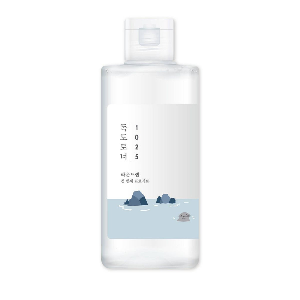 Round Lab 1025 Dokdo Toner Korean Skincare for Skin Balancing and Gentle Exfoliation with Soft Finish - 200ml