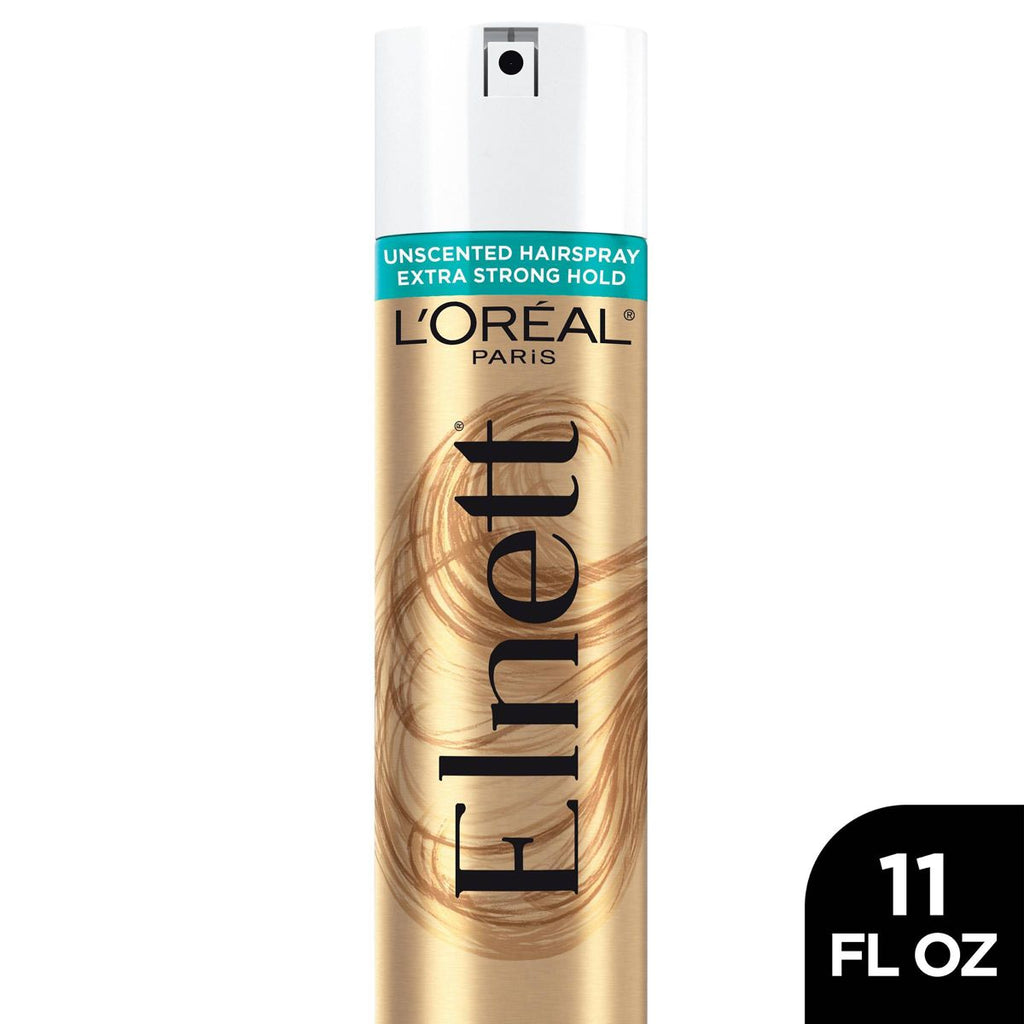 L'Oreal Paris Elnett Satin Extra Strong Hold Unscented Hair Spray - 11oz