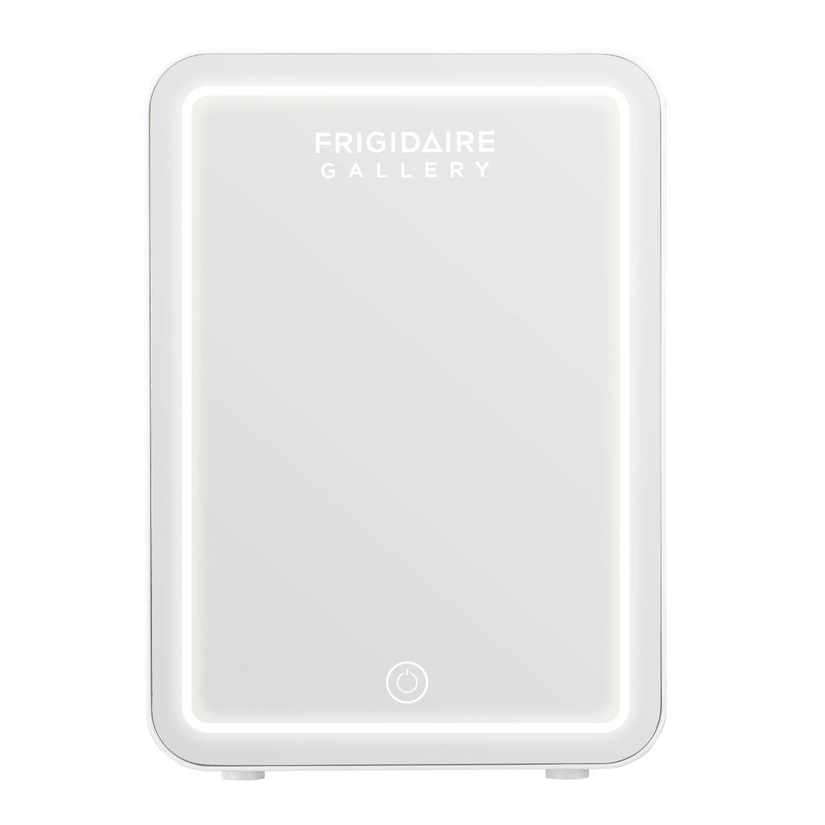 Frigidaire Gallery 9 Can Beauty Lighted Mirror Fridge Portable White
