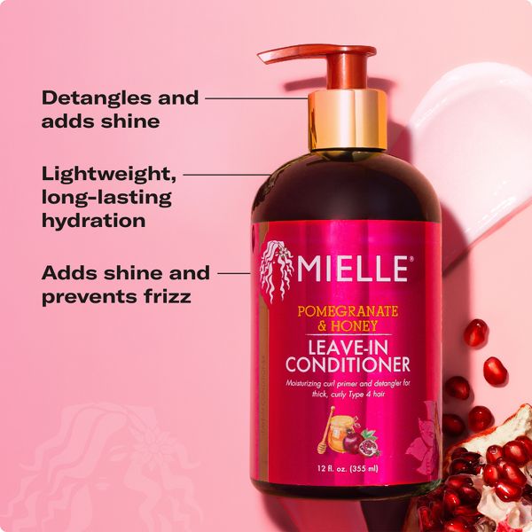 Mielle Organics Pomegranate & Honey Leave-In Conditioner - 12 fl oz