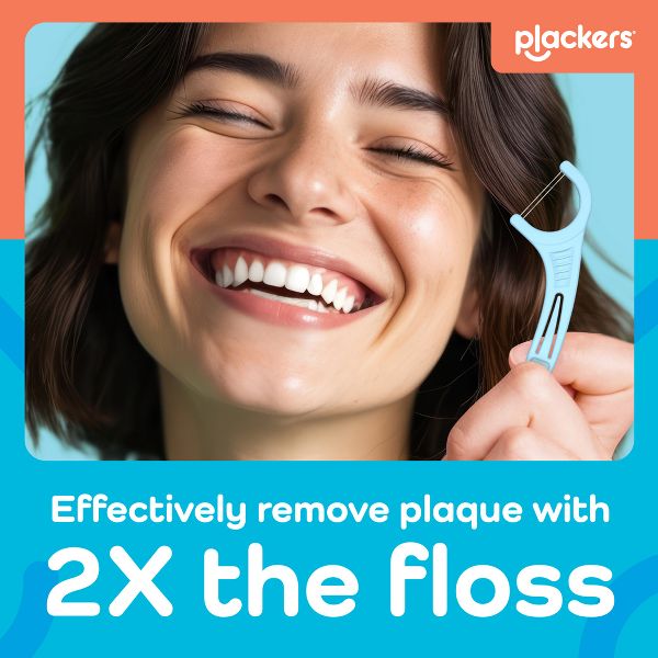 Plackers Twinline Dental Floss Picks - 150ct