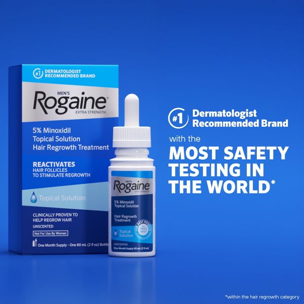 Rogaine Men's Hair Treatment Solution - Trial Size - 2 fl oz/3pk