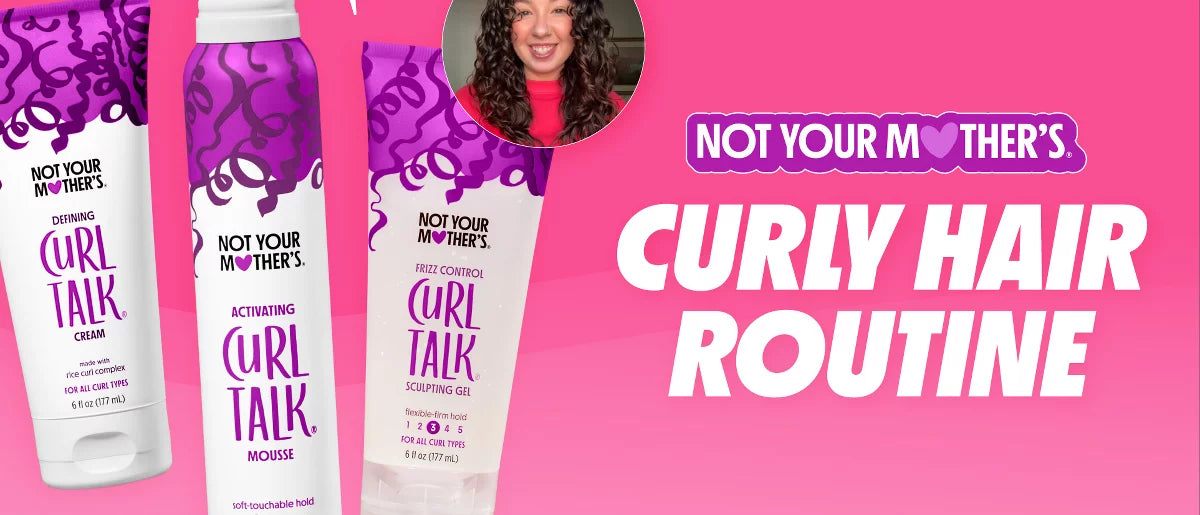 Not Your Mother's Curl Talk Curl Activating Mousse - 7 oz: Paraben-Free, Silicone-Free, Sulfate-Free