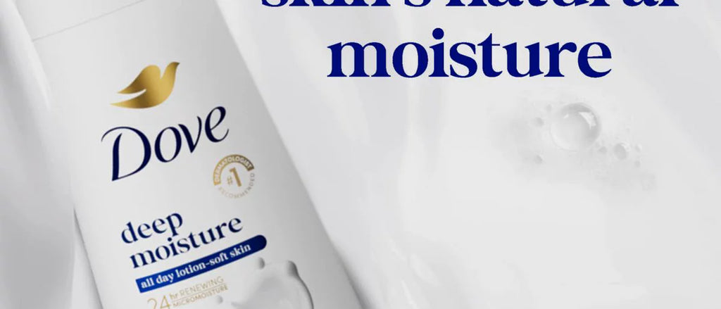 Dove Deep Moisture Body Wash Nourishes the Driest Skin 24hr Lotion-Soft Skin - 20 fl oz