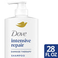 Dove Beauty Intensive Repair Hair Shampoo Pump with Glutamic Amino Serum & Bio-Protein Care - 28 fl oz