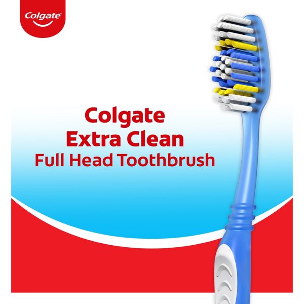 Colgate Extra Clean Manual Toothbrush - Soft - 6ct