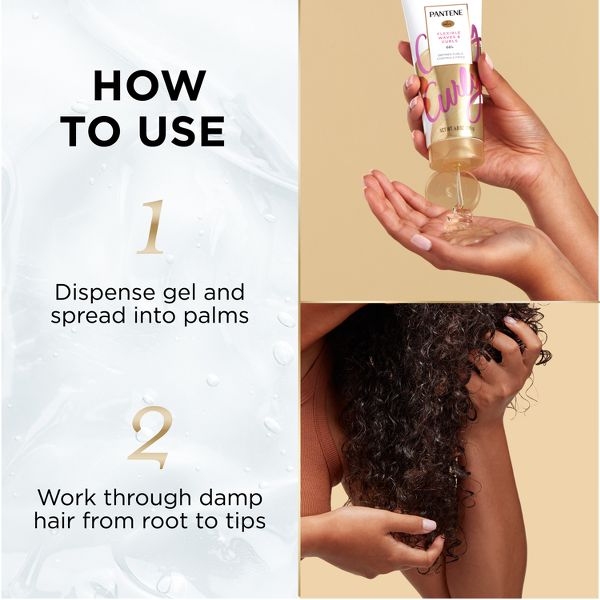 Pantene Pro-V Curl Sculpting Hair Gel for Flexible Waves and Curly Hair - 6.8 fl oz