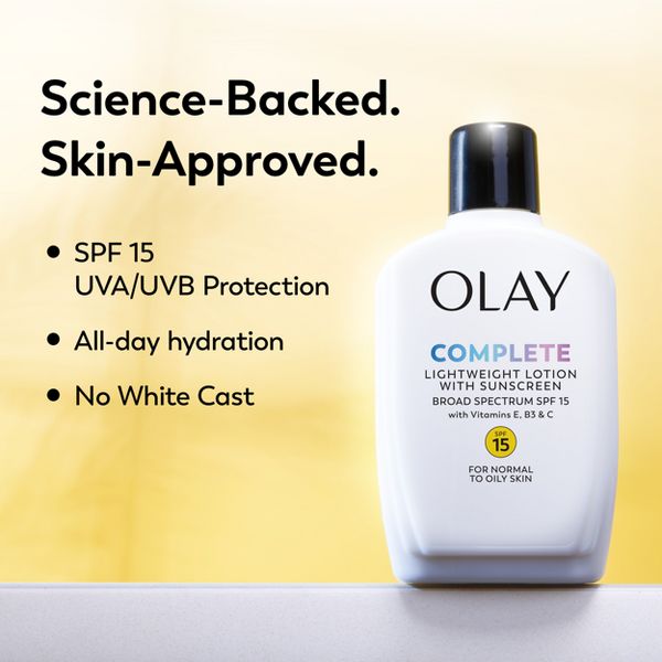 Olay Complete Lotion Moisturizer with Sunscreen - SPF 15 - 6 fl oz