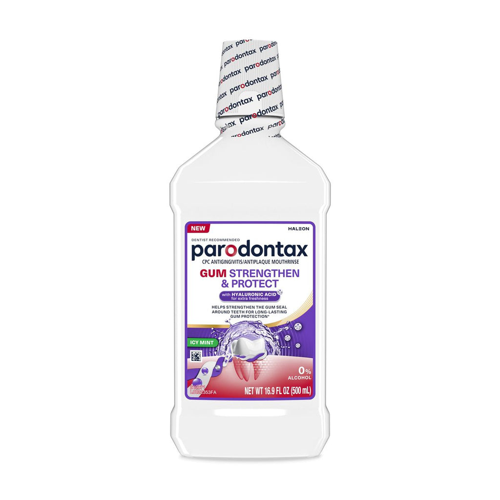 Parodontax Gum Strengthen & Protect Icy Mint Mouthwash - 16.9 fl oz
